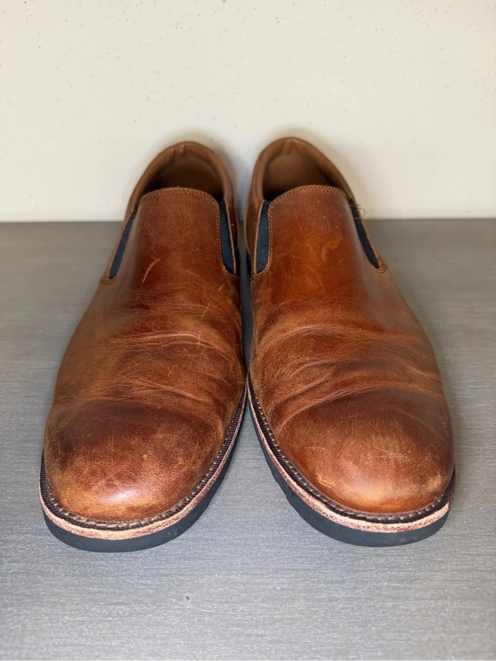 Timberland Kendrick Loafers Mens Size 13 Brown Leather Casual Slip On Shoes
